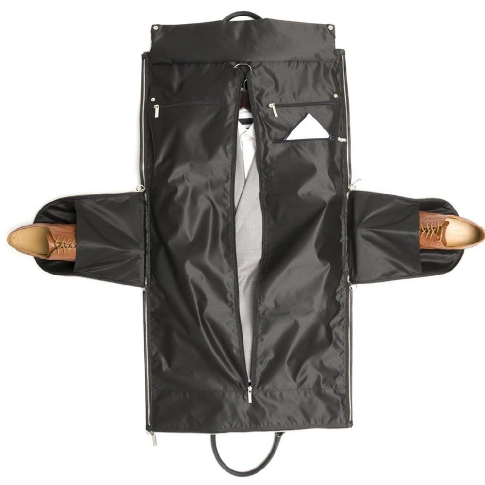 HOOK + ALBERT premium leather garment weekender - Picture 6 of 12